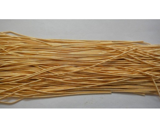 GOLD MATT - 150 Inches French Metal Wire Gimp Coil Bullion Purl - Smooth Regular - 3.80 Meters